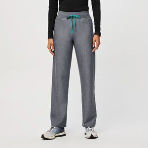 FIGS High Waisted Livingston Basic Scrub Pant - Graphite M/T (Medium/Tall)